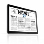 Nieuws op een tablet